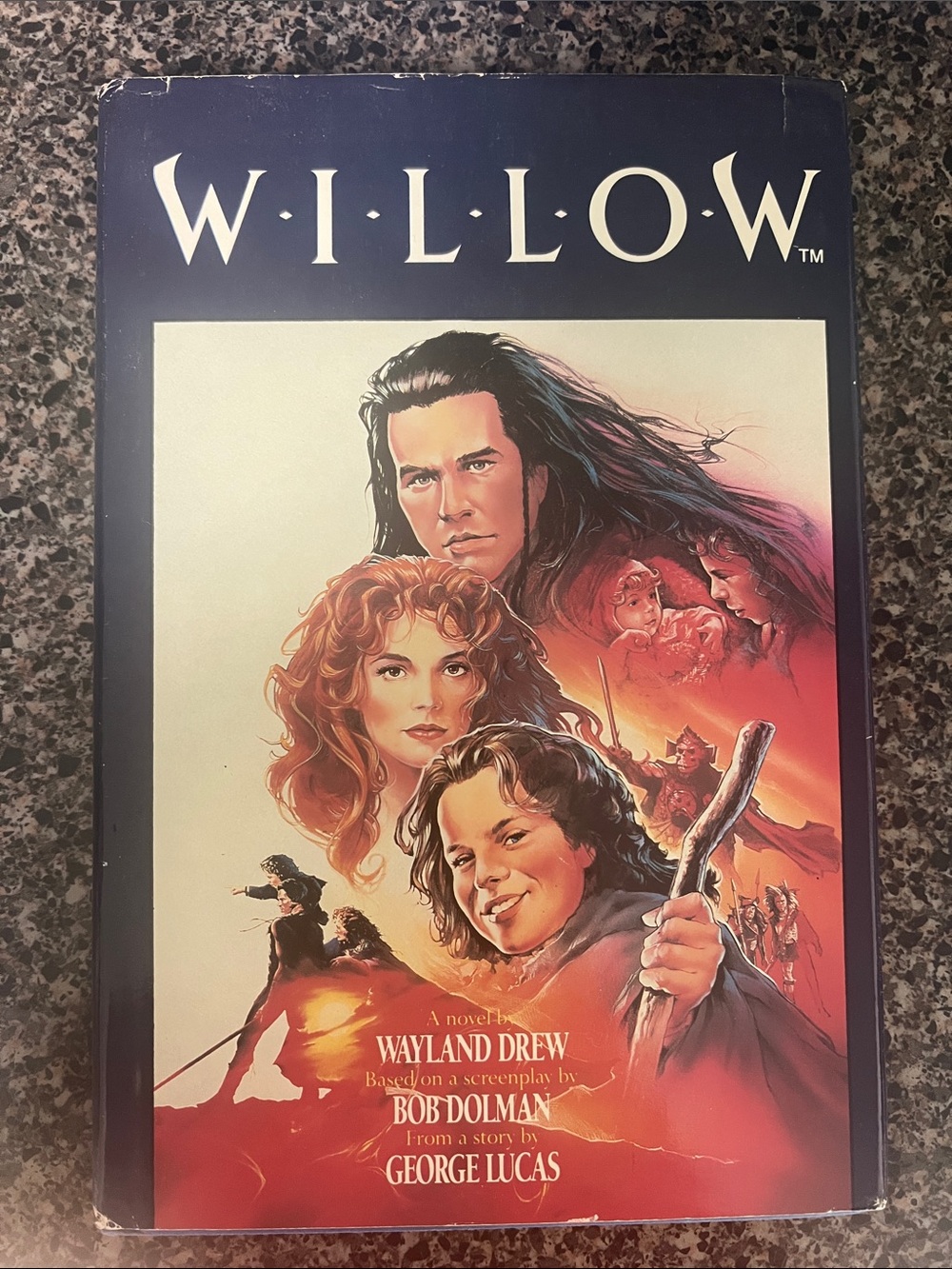 Willow Novel by Wayland Drew - Illustrated Fantasy RARE 1988 Book club edition
